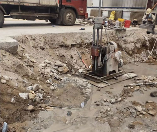 华坪公路下沉压浆